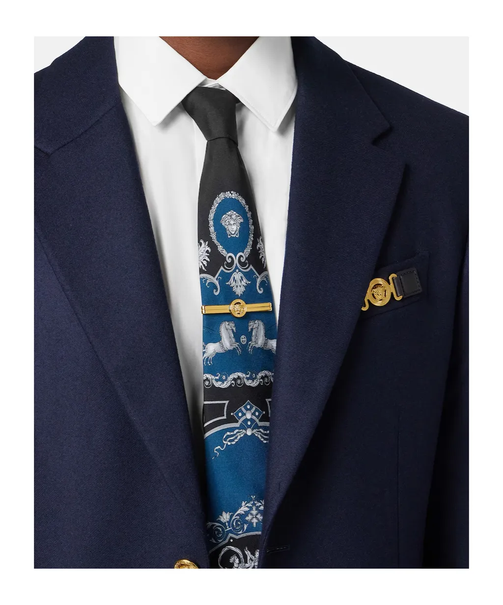 Versace Medusa-Head Tie Clip
