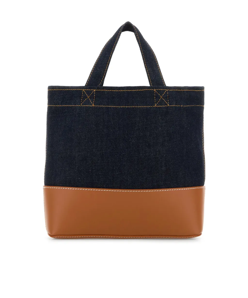 A.P.C. Denim Mini Axel Tote Bag
