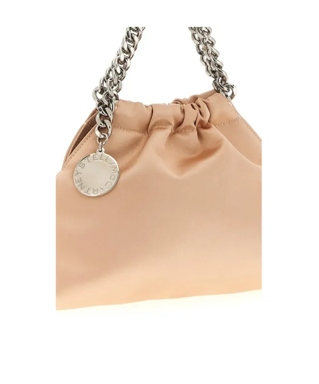 Stella Mccartney Logo Plaque Chained Tote Bag