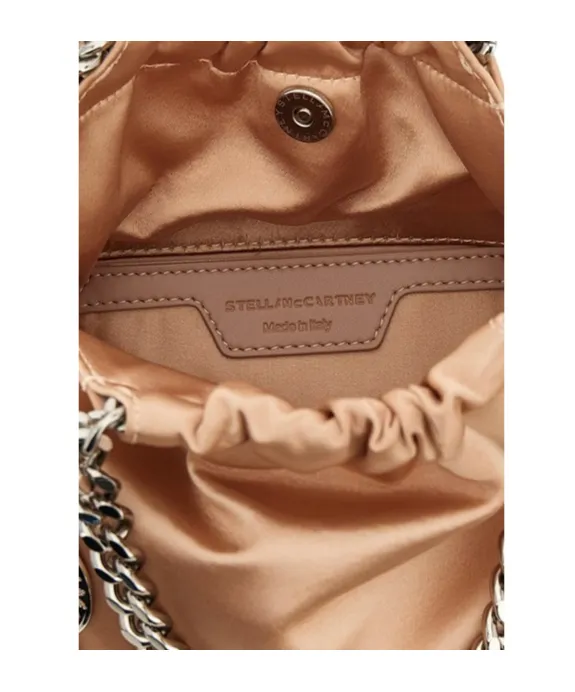 Stella Mccartney Logo Plaque Chained Tote Bag