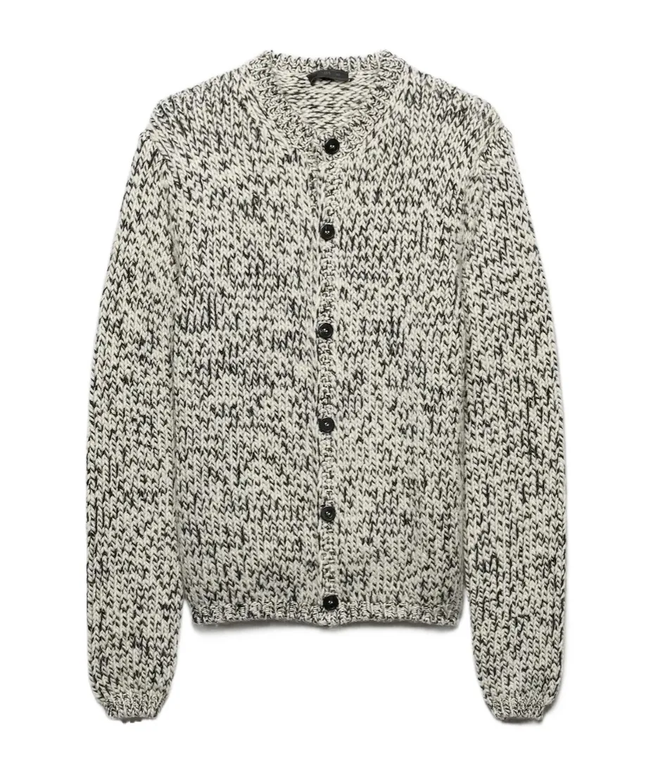 Prada Two-Toned Button-Up Cardigan