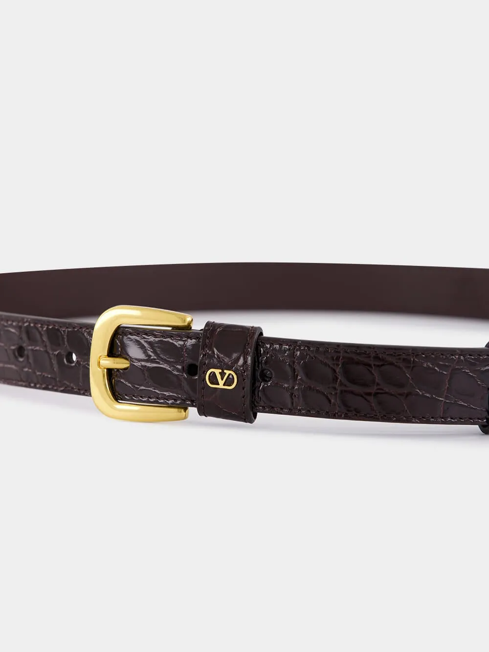 Valentino	Vlogo Signature Buckled Belt