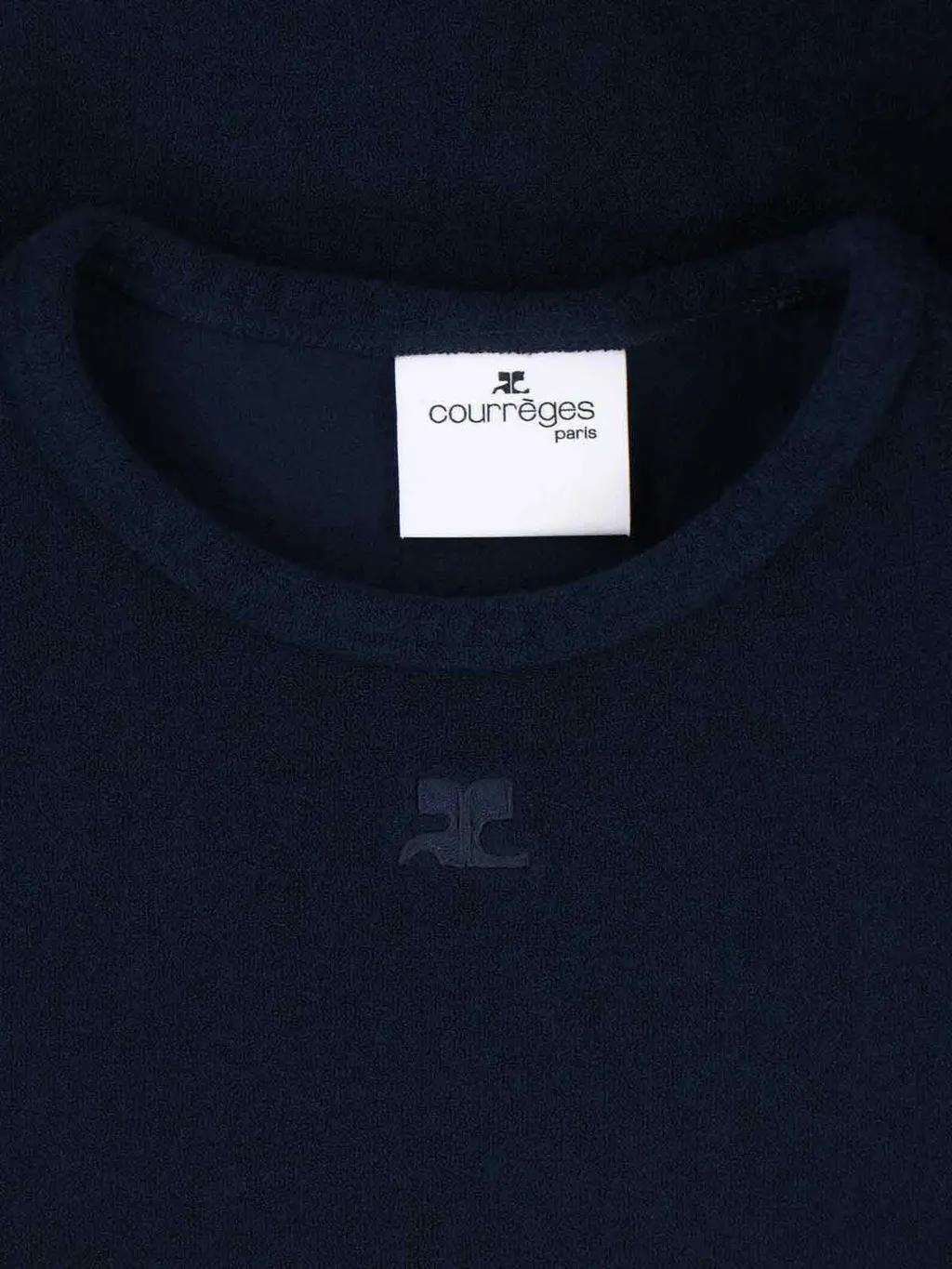 CourrÈGes Short-Sleeved Crewneck T-Shirt