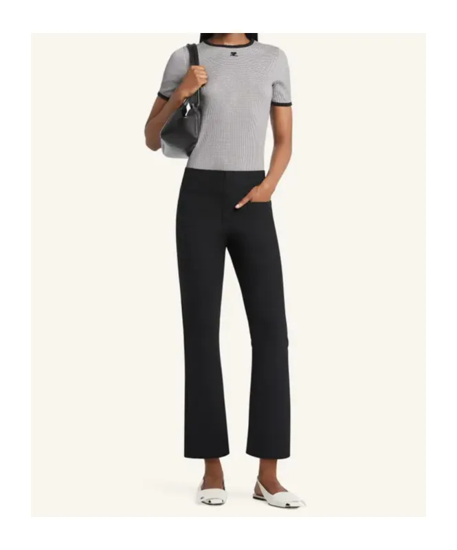 Courrges Signature Contrast T-Shirt