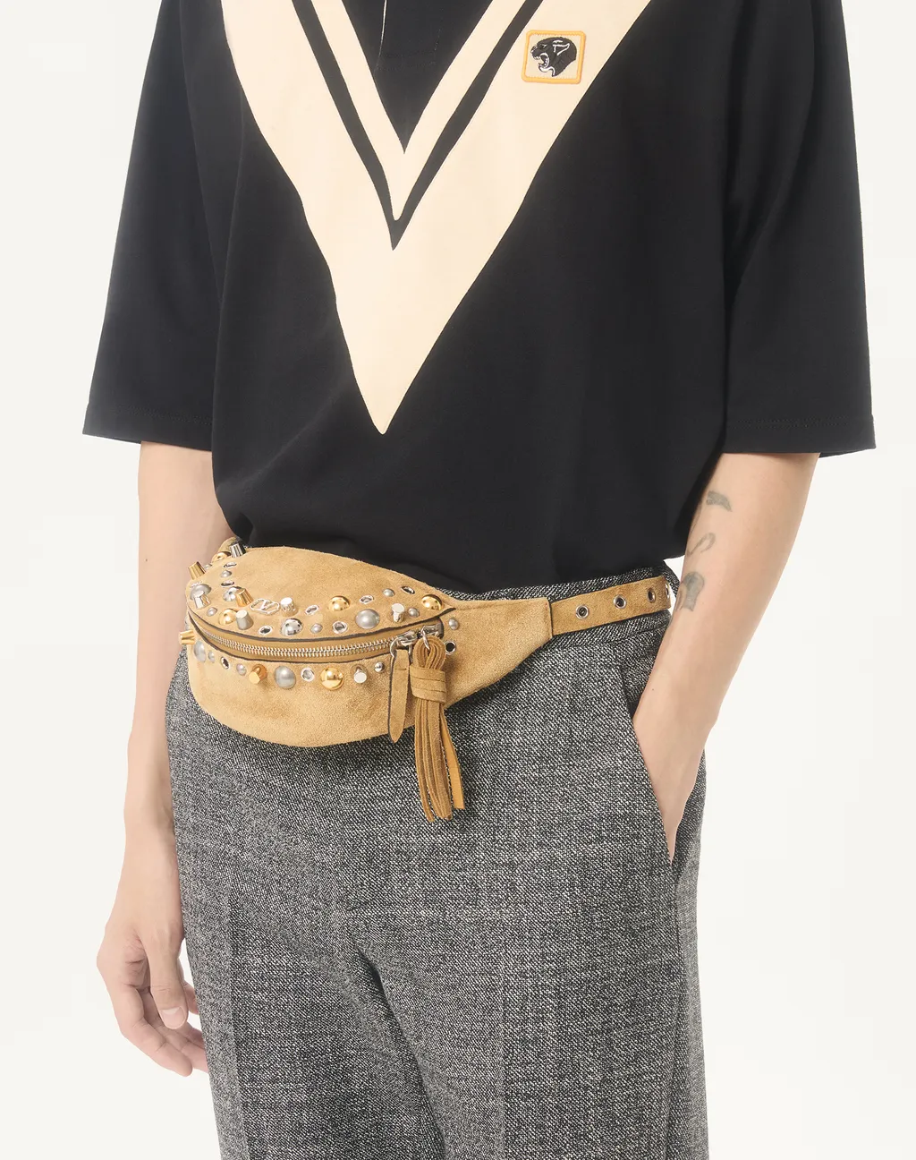 Valentino Embroidered Short-Sleeved Polo Shirt