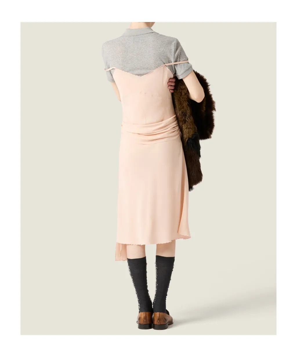 Miu Miu Two-Toned Layered Dress
