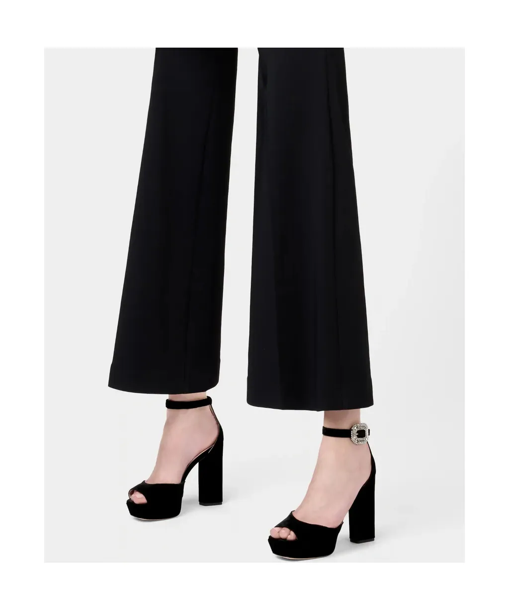 Roger Vivier Velvet Platform Sandals