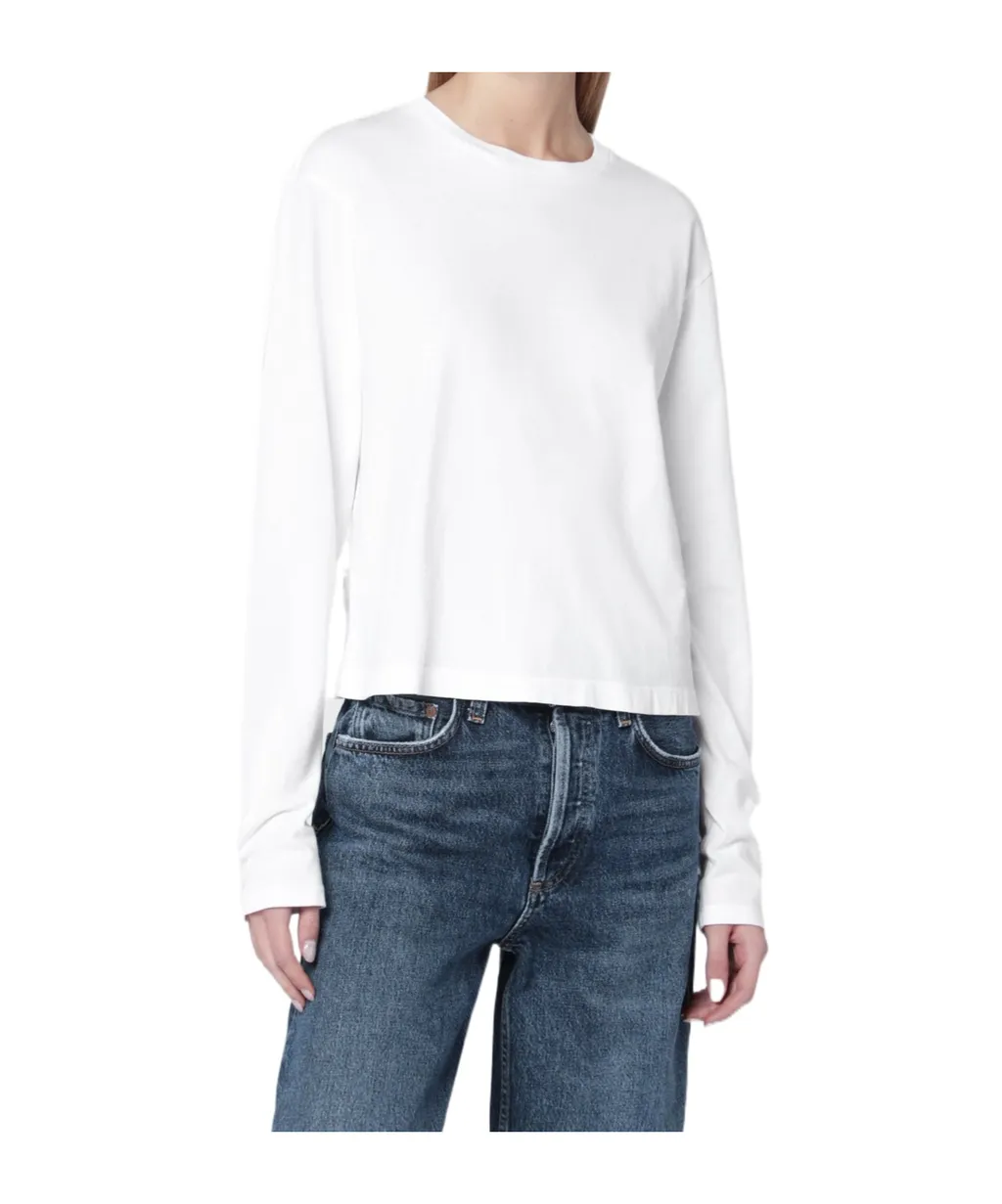 Crew Neck Long-Sleeved T-Shirt