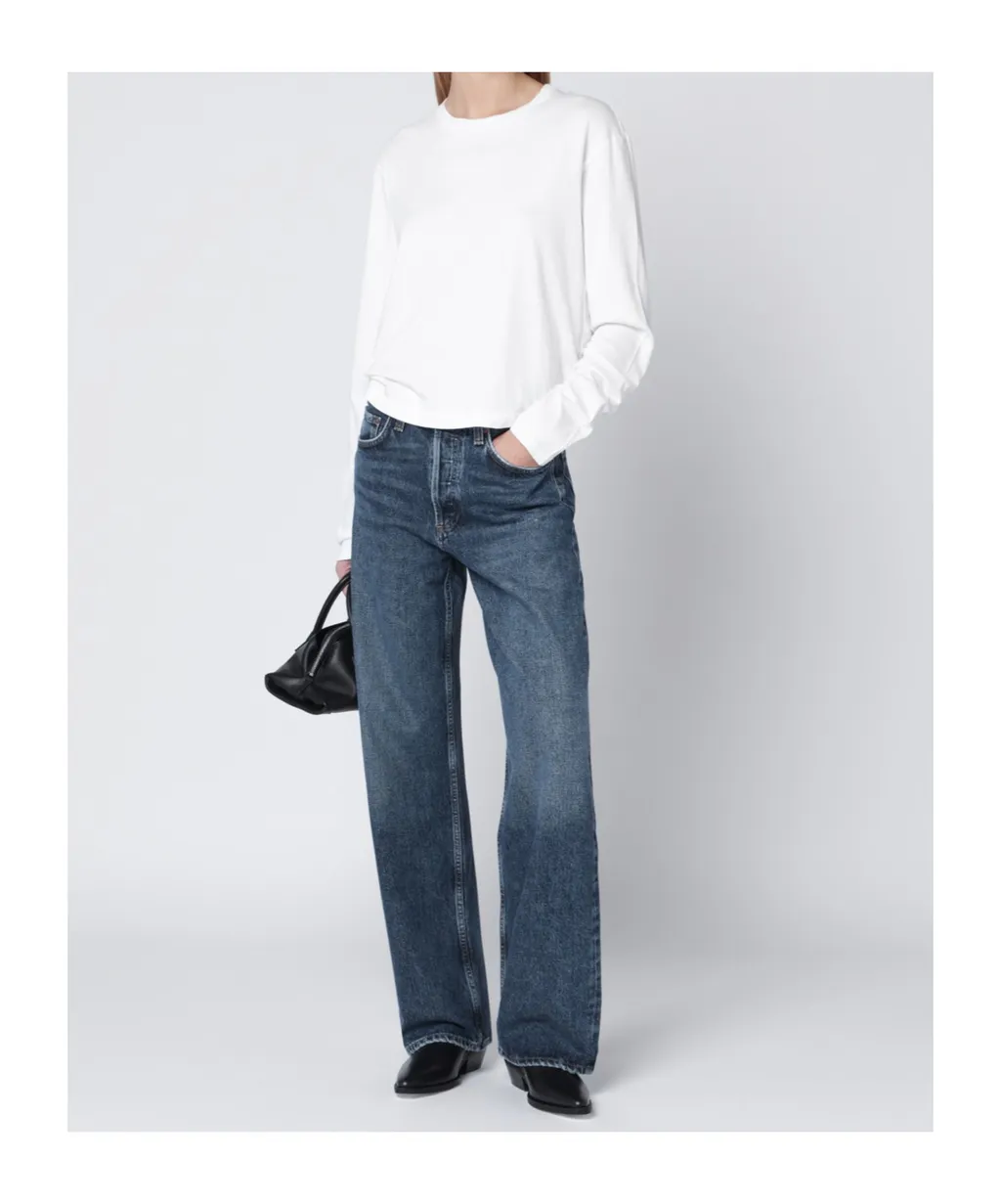 Crew Neck Long-Sleeved T-Shirt