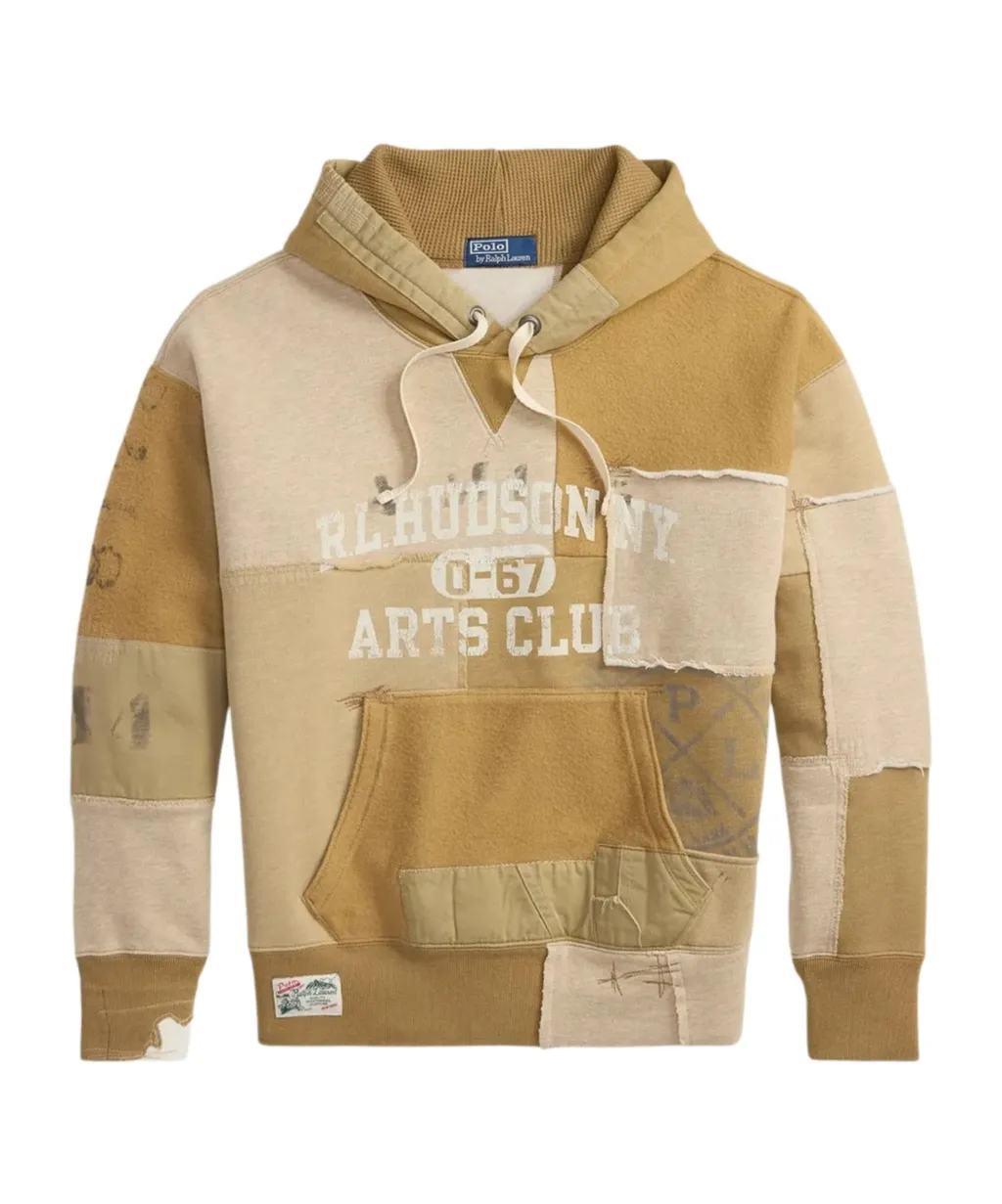 Patchwork-Design Hoodie