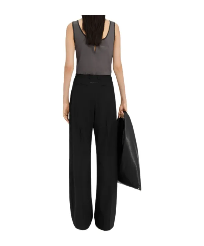 Mm6 Maison Margiela Wide-Leg Trousers