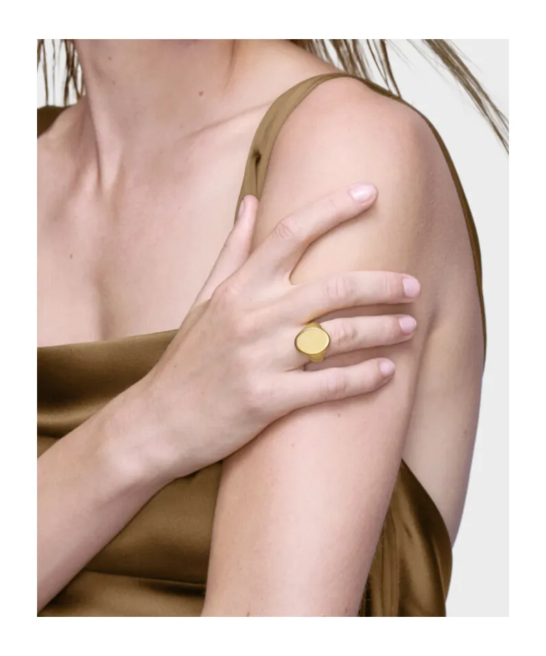 Maison Margiela Oval Chevaliere Ring