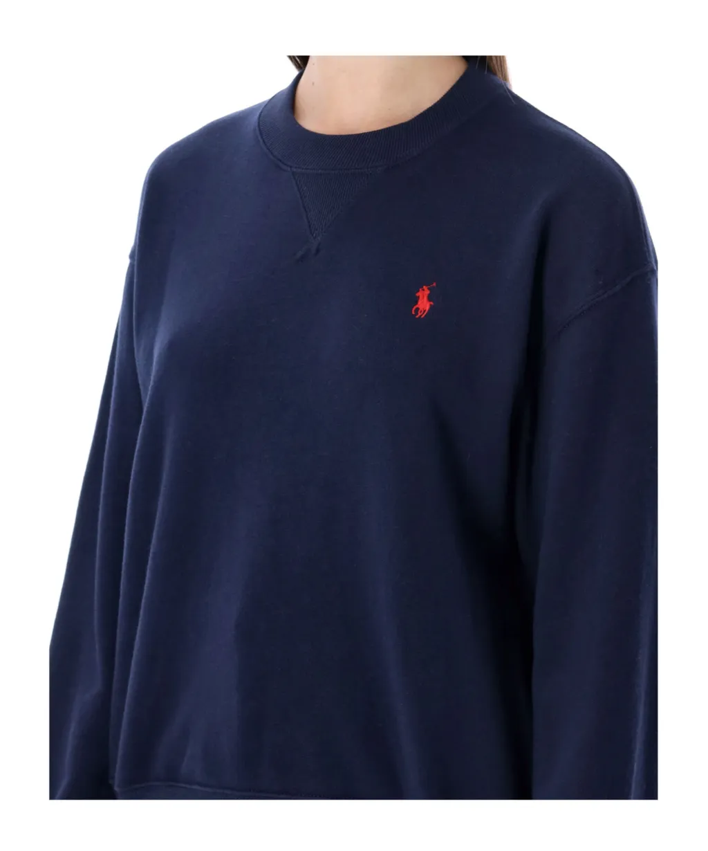 Polo Ralph Lauren Logo Embroidered Crewneck Sweatshirt