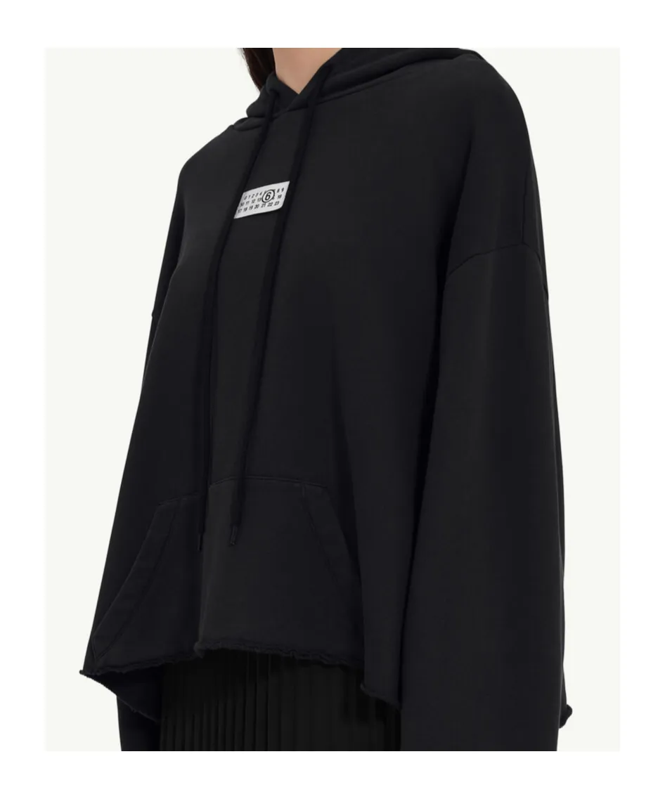 Mm6 Maison Margiela Logo Patch Hoodie