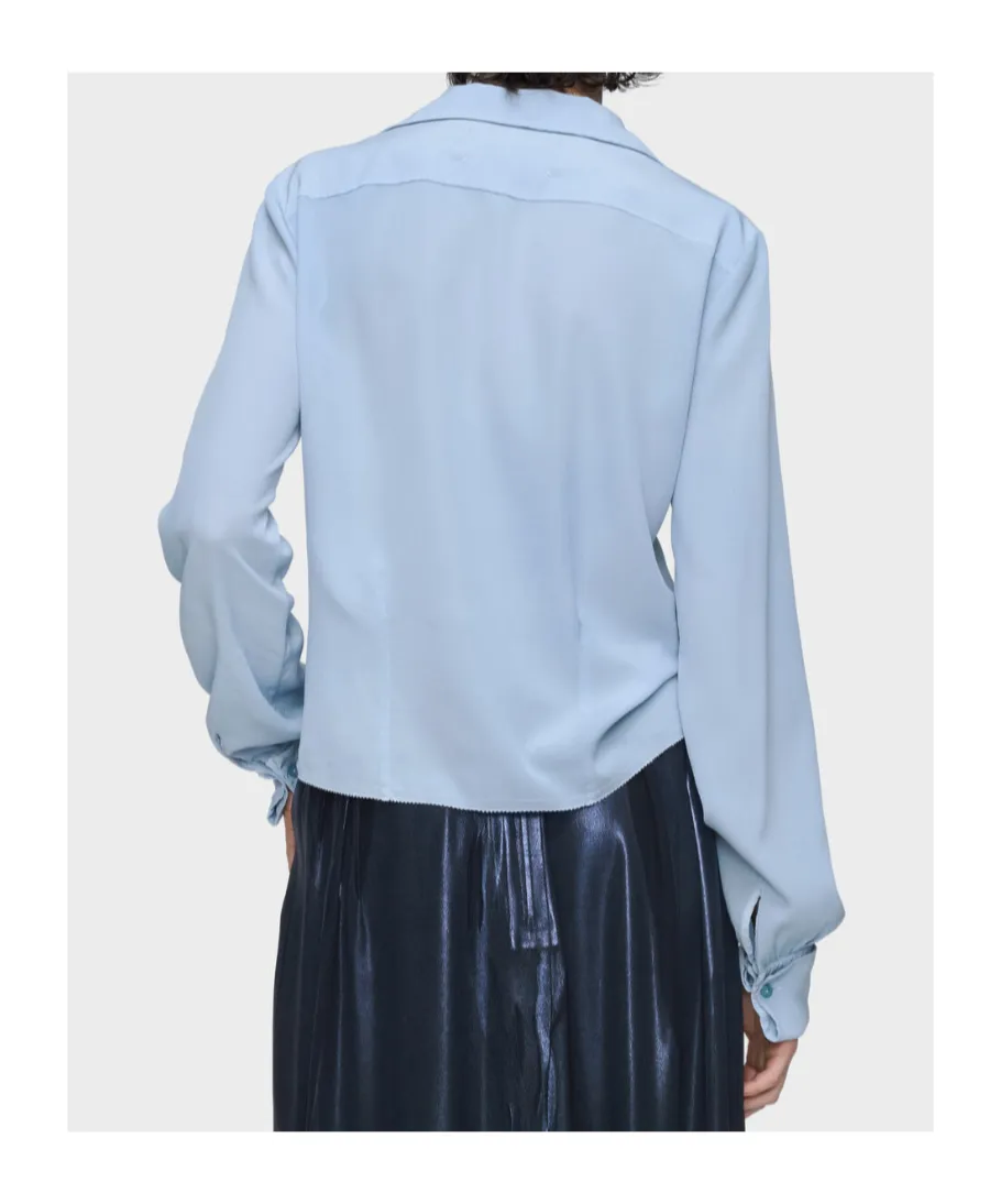 Maison Margiela Long-Sleeved Satin Shirt