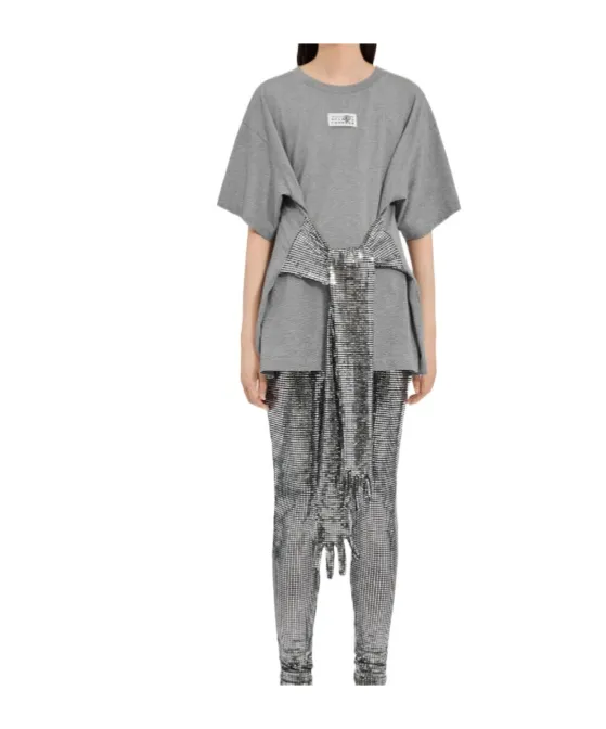Mm6 Maison Margiela Roundneck Label T-Shirt