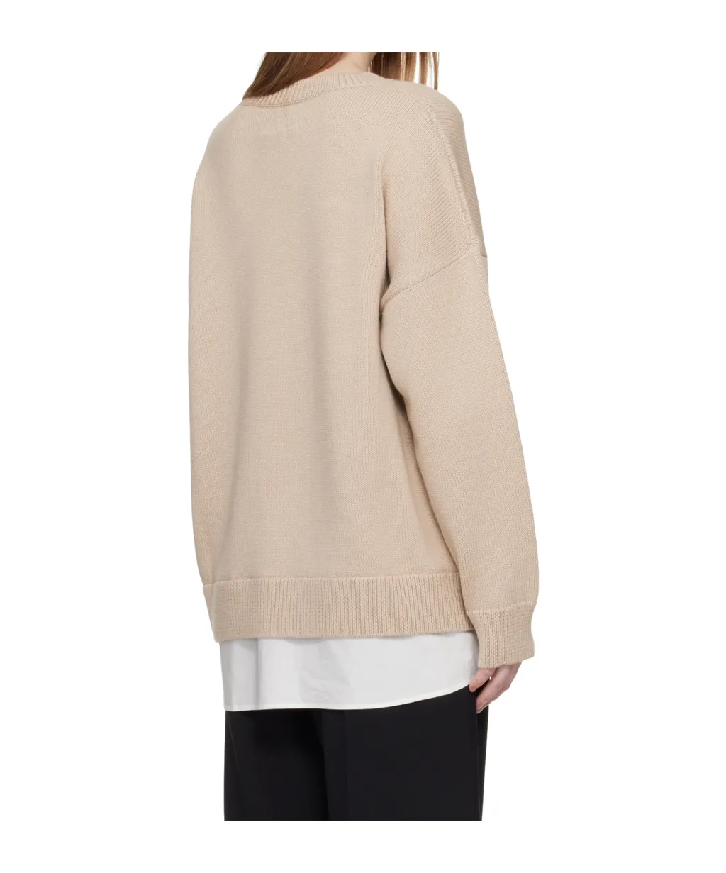 Mm6 Maison Margiela Varsity Knitted Jumper