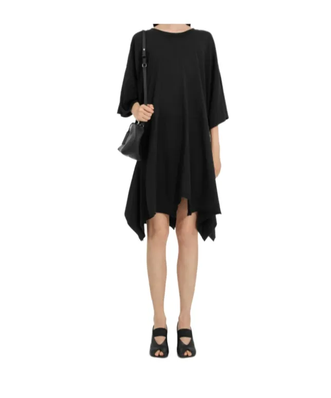 Mm6 Maison Margiela Asymmetric Crewneck Dress