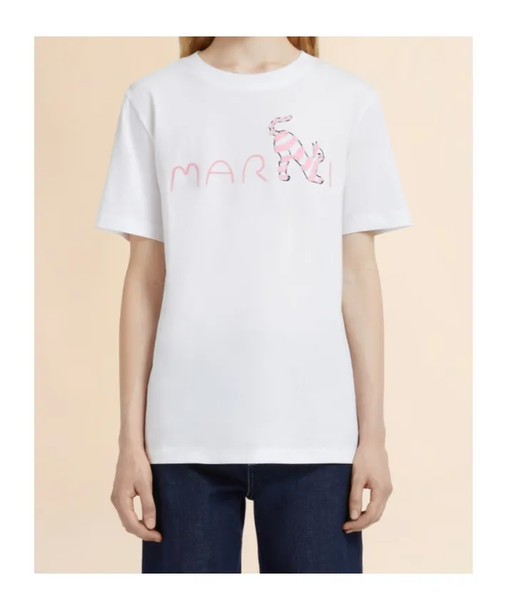 Marni Animal Alphabet Logo T-Shirt