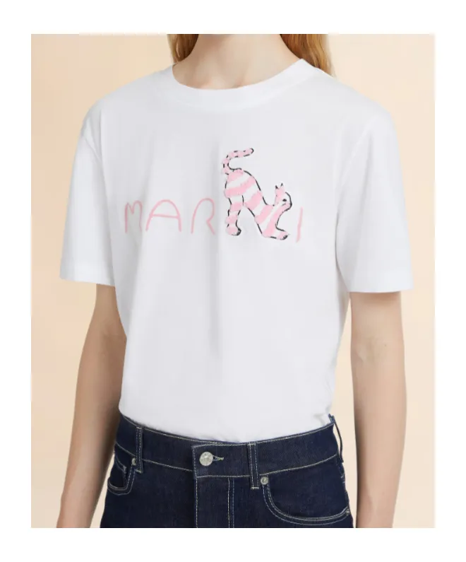 Marni Animal Alphabet Logo T-Shirt