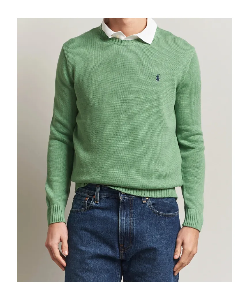 Polo Ralph Lauren Logo Embroidered Crewneck Jumper