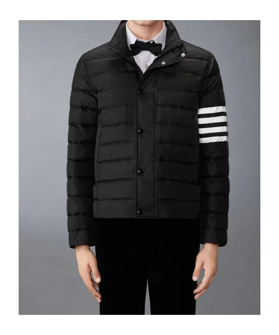Four-Bar Stripe-Detail Jacket