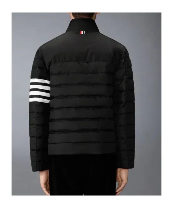 Four-Bar Stripe-Detail Jacket