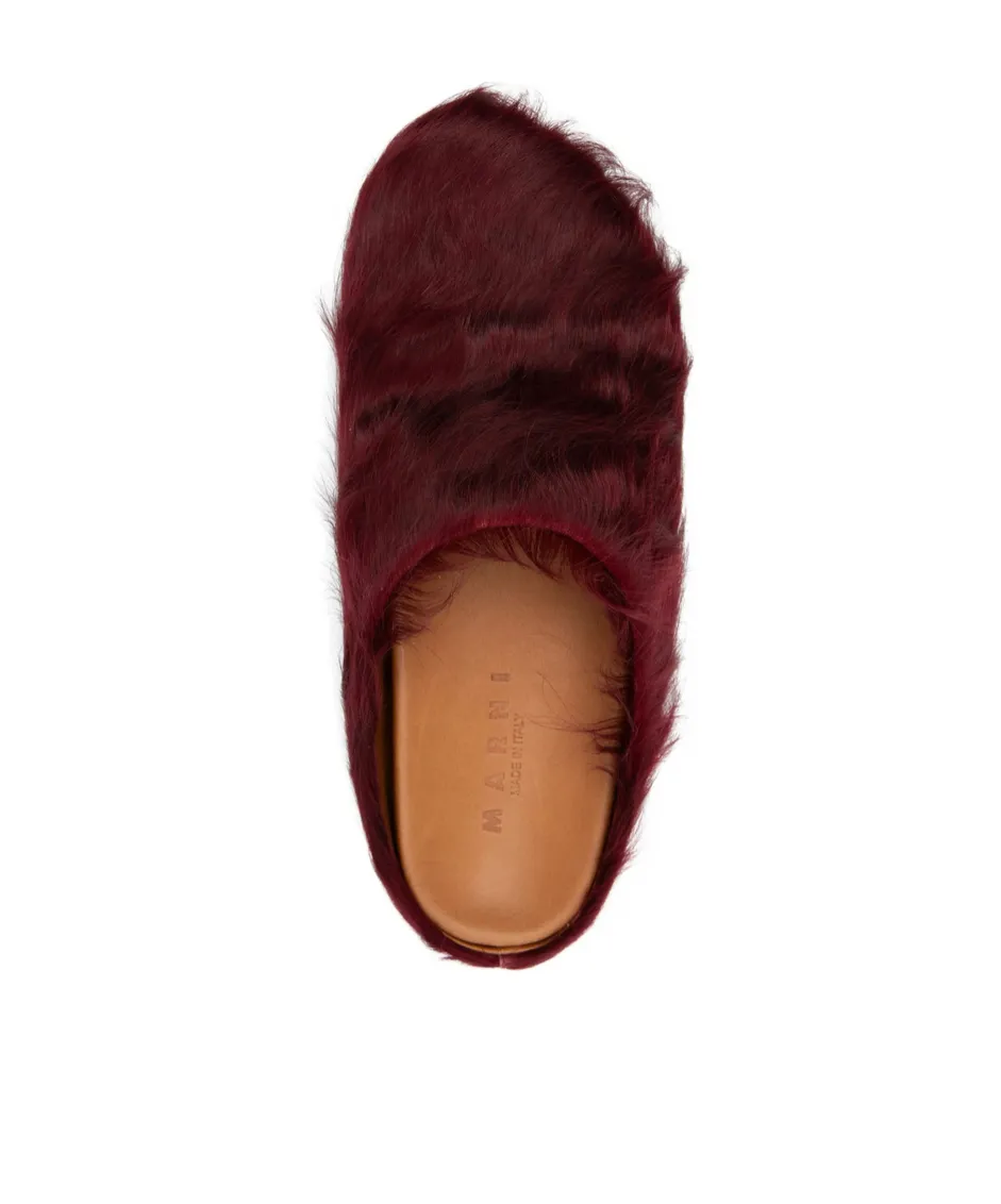 Marni Fussbett Slip-On Flat Mules