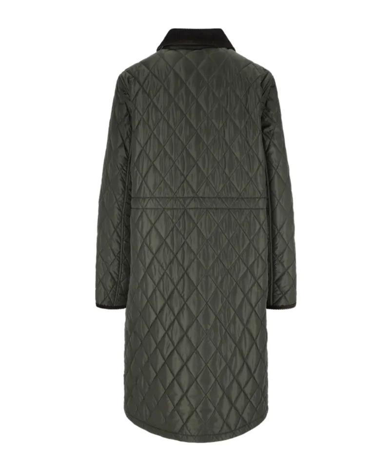 Burberry Long Sleeved Quilted Coat