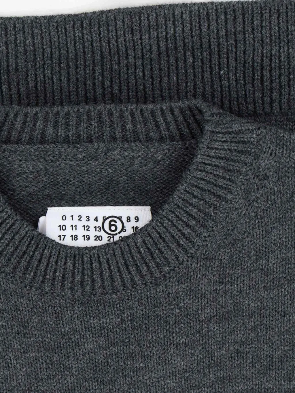 Mm6 Maison Margiela Varsity Knitted Sweater