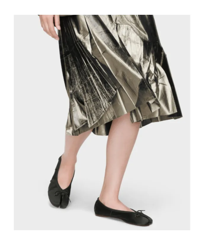 Maison Margiela Tabi Satin Ballerina Shoes
