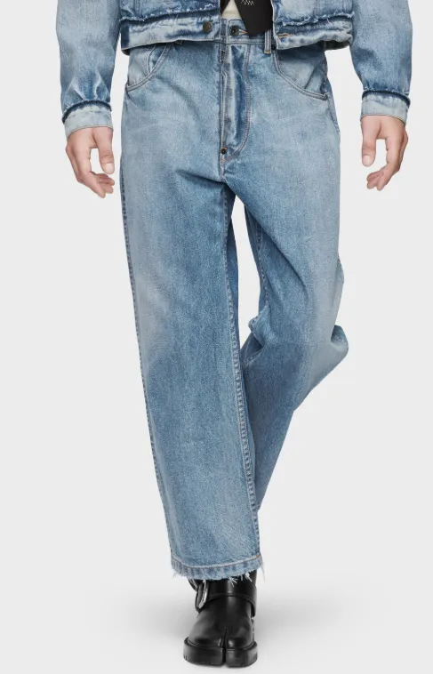 Maison Margiela Straight-Leg Cropped Jeans