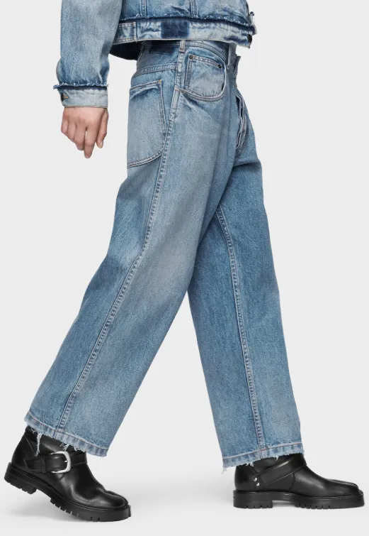 Maison Margiela Straight-Leg Cropped Jeans
