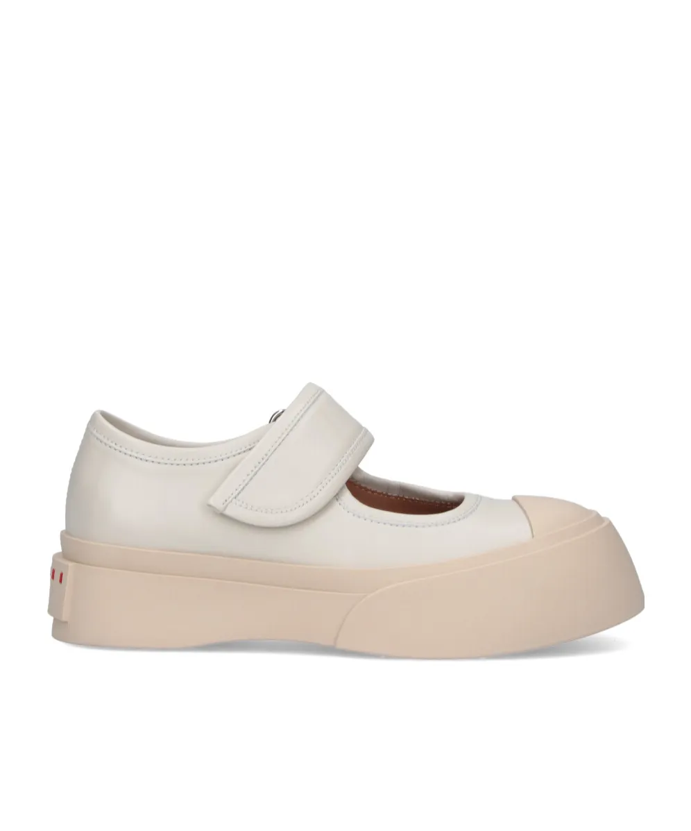 Marni Mary Jane Round-Toe Sneakers