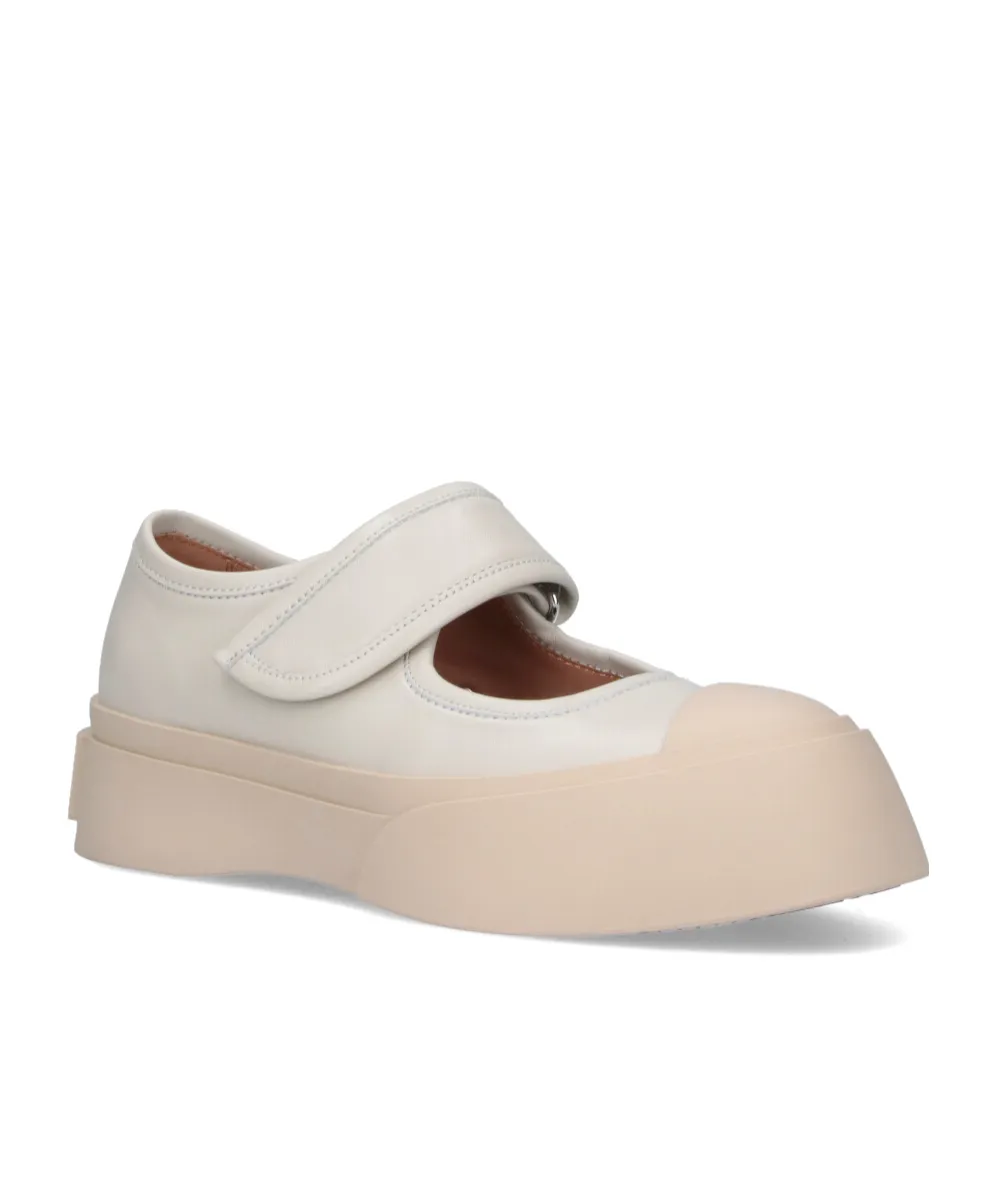 Marni Mary Jane Round-Toe Sneakers