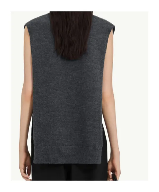 Mm6 Maison Margiela V-Neck Knitted Vest
