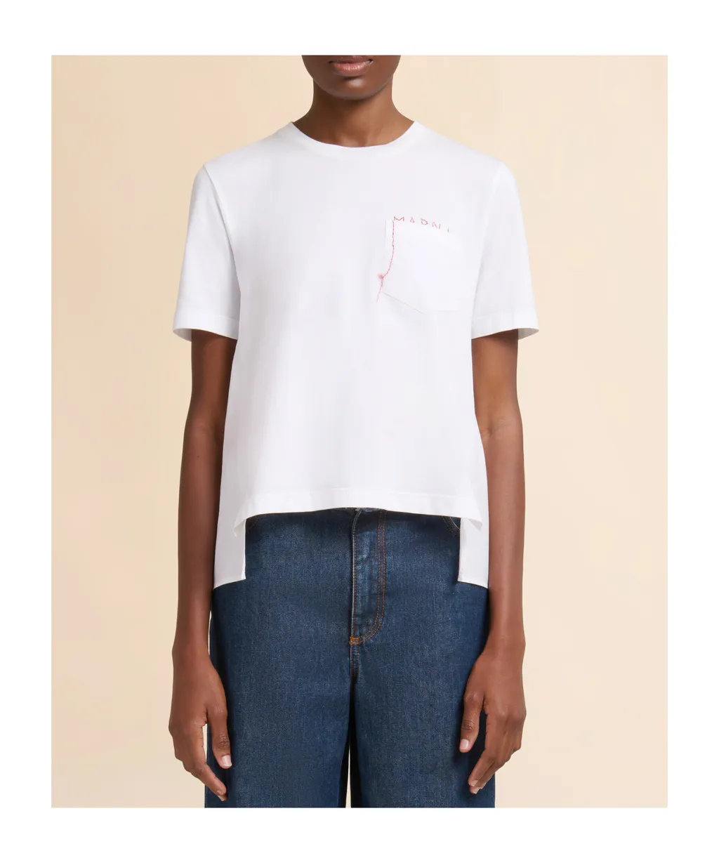 Marni Hand-Stitched Logo T-Shirt