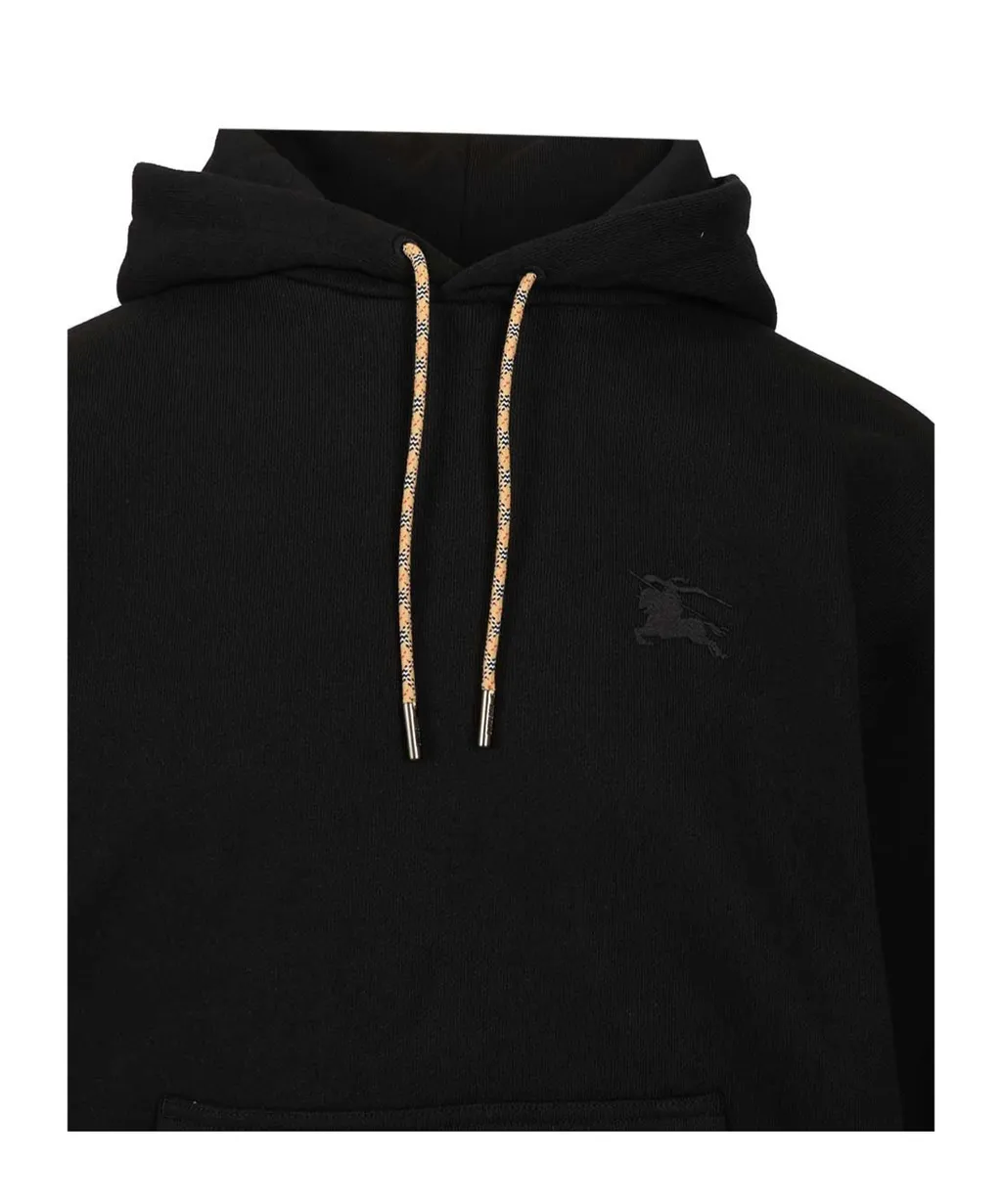Burberry Checked Drawstring Hoodie