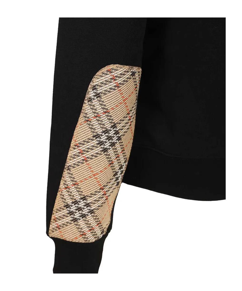 Burberry Checked Drawstring Hoodie