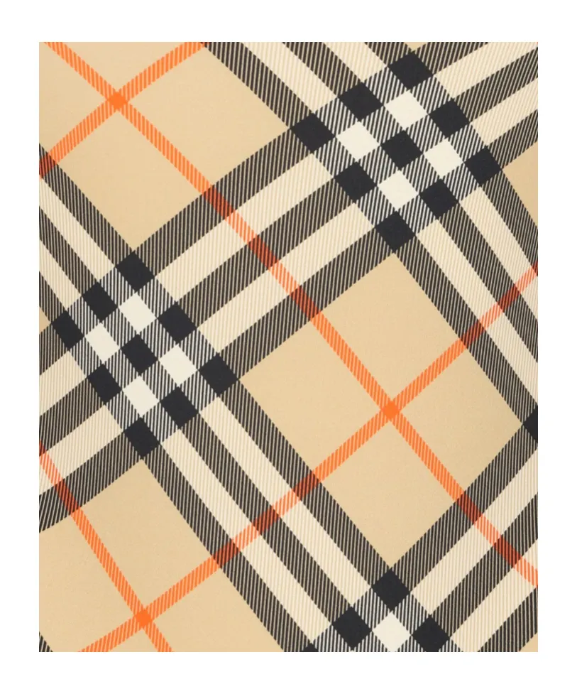 Burberry Check Printed One-Piece Swimsuit