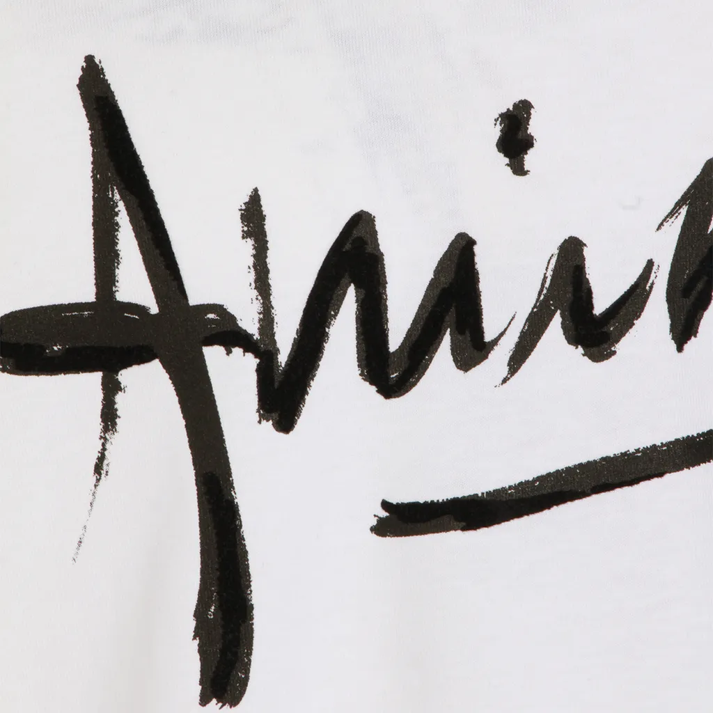 Amiri Logo Printed Crewneck T-Shirt