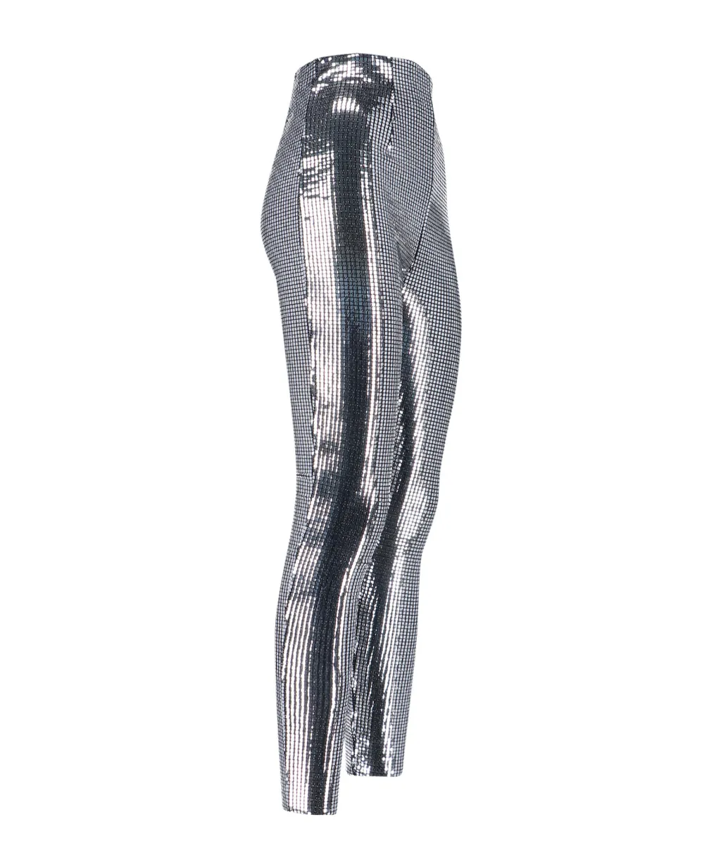 Mm6 Maison Margiela High-Waisted Sequinned Trousers