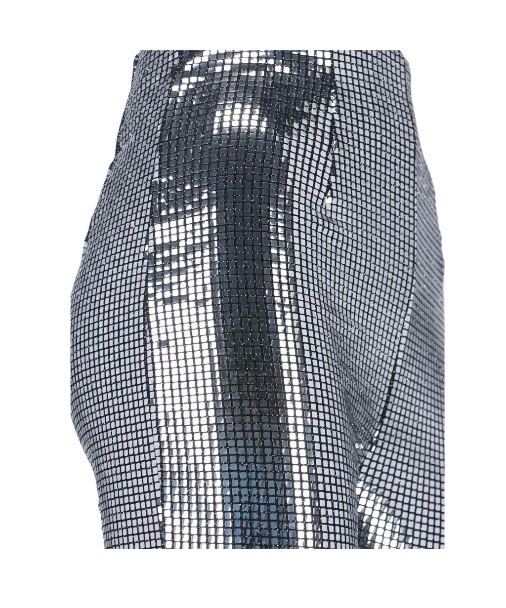 Mm6 Maison Margiela High-Waisted Sequinned Trousers