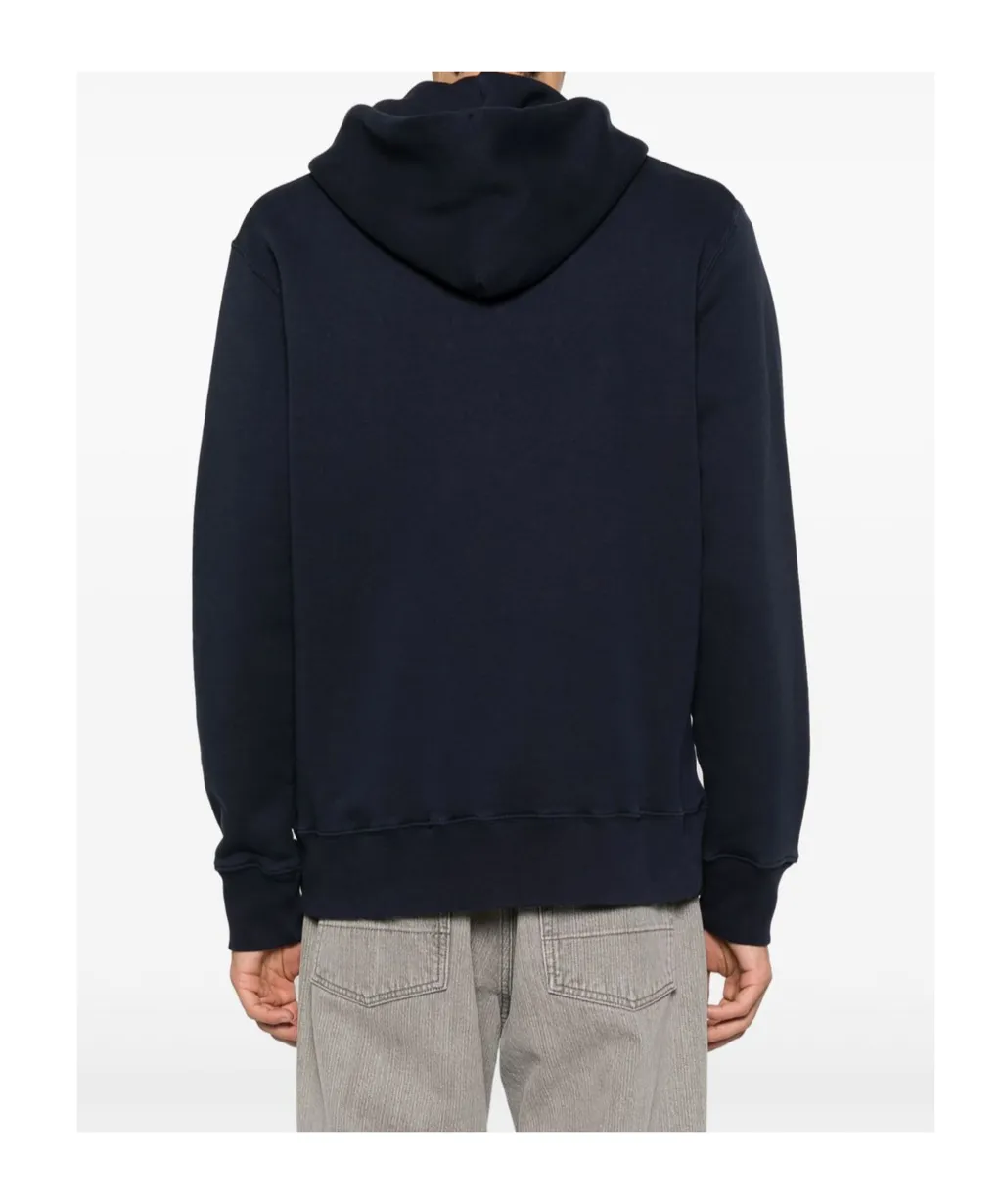 Autry Logo Embroidered Drawstring Hoodie