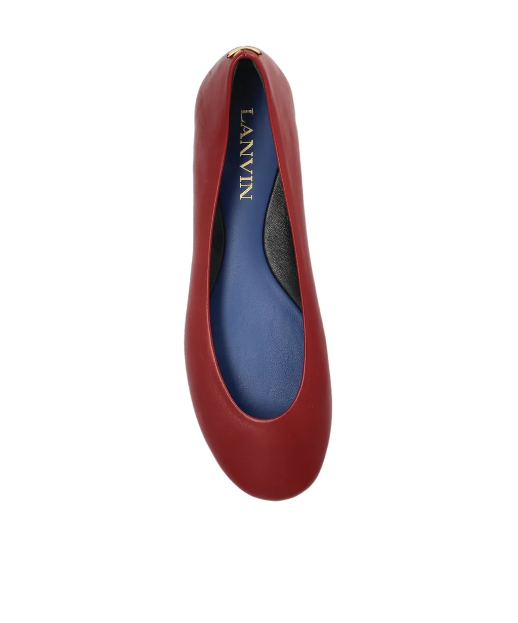 Lanvin Round Toe Ballet Flats