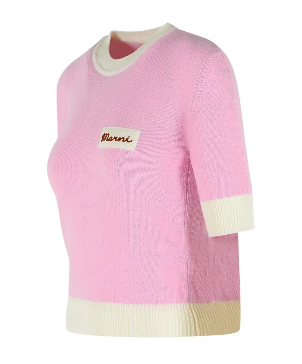 Marni Logo Embroidered Jumper