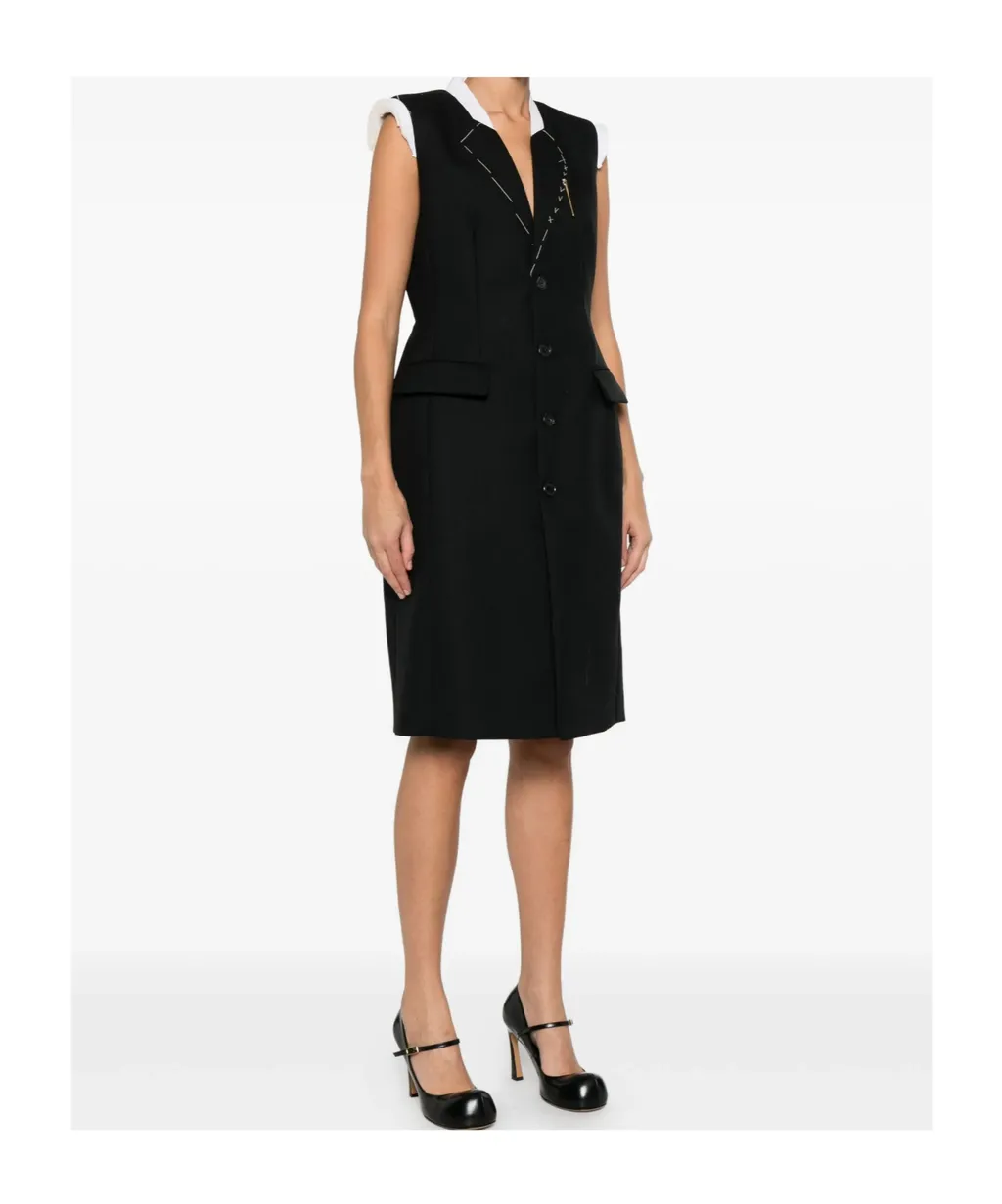 Buttoned Blazer Dress