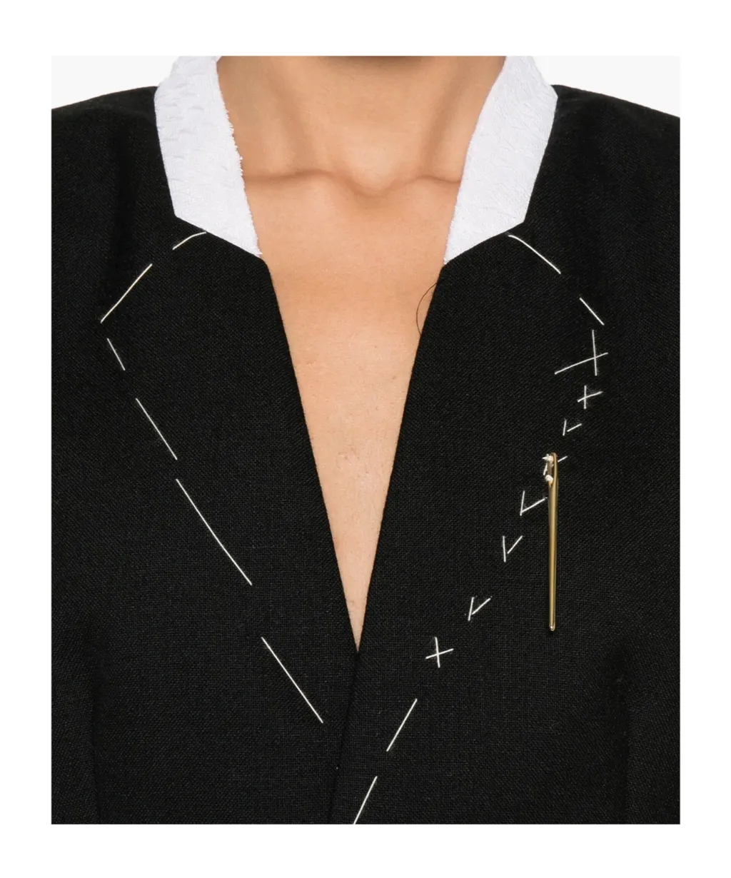 Buttoned Blazer Dress