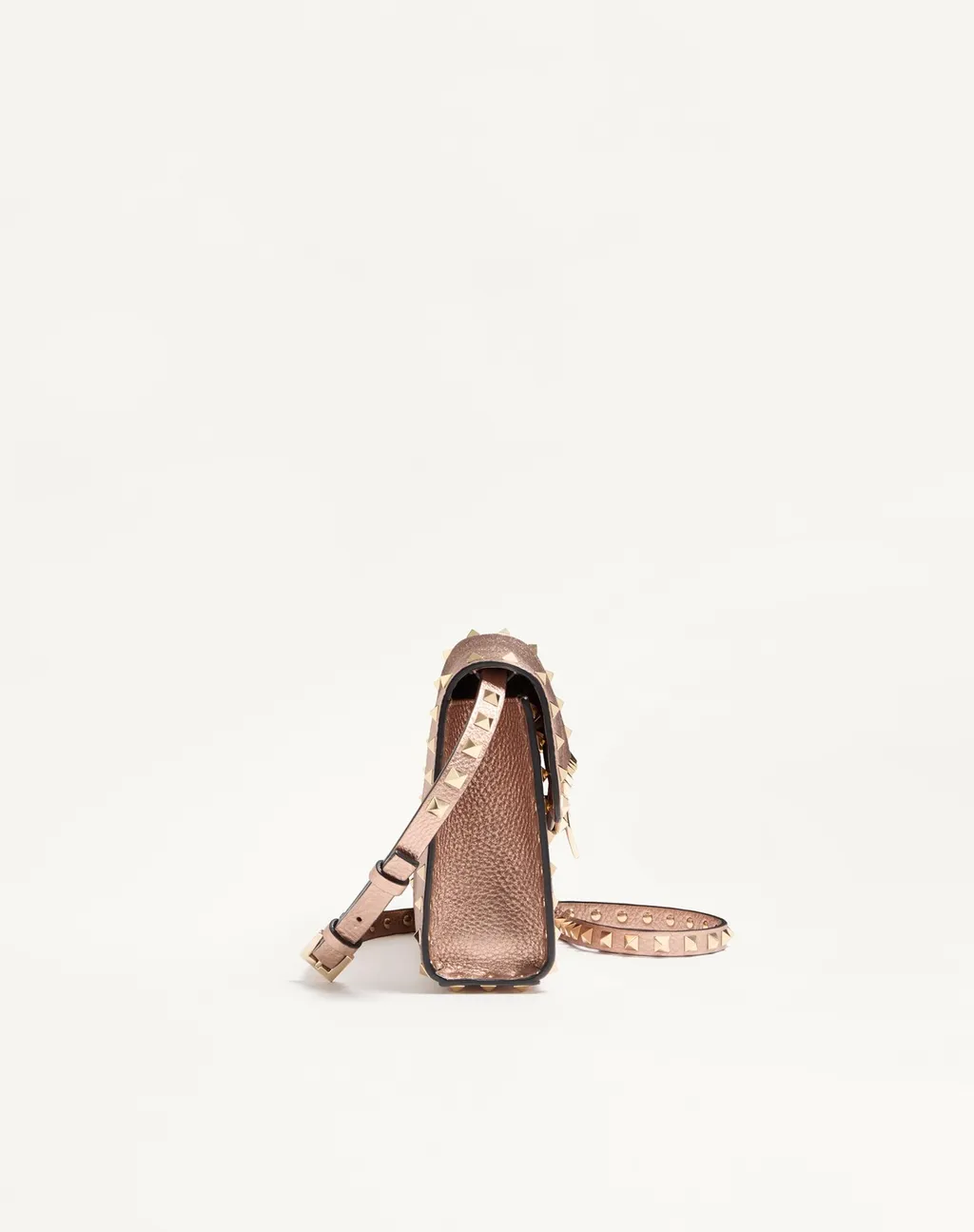Valentino Garavani Rockstud Foldover Top Small Crossbody Bag