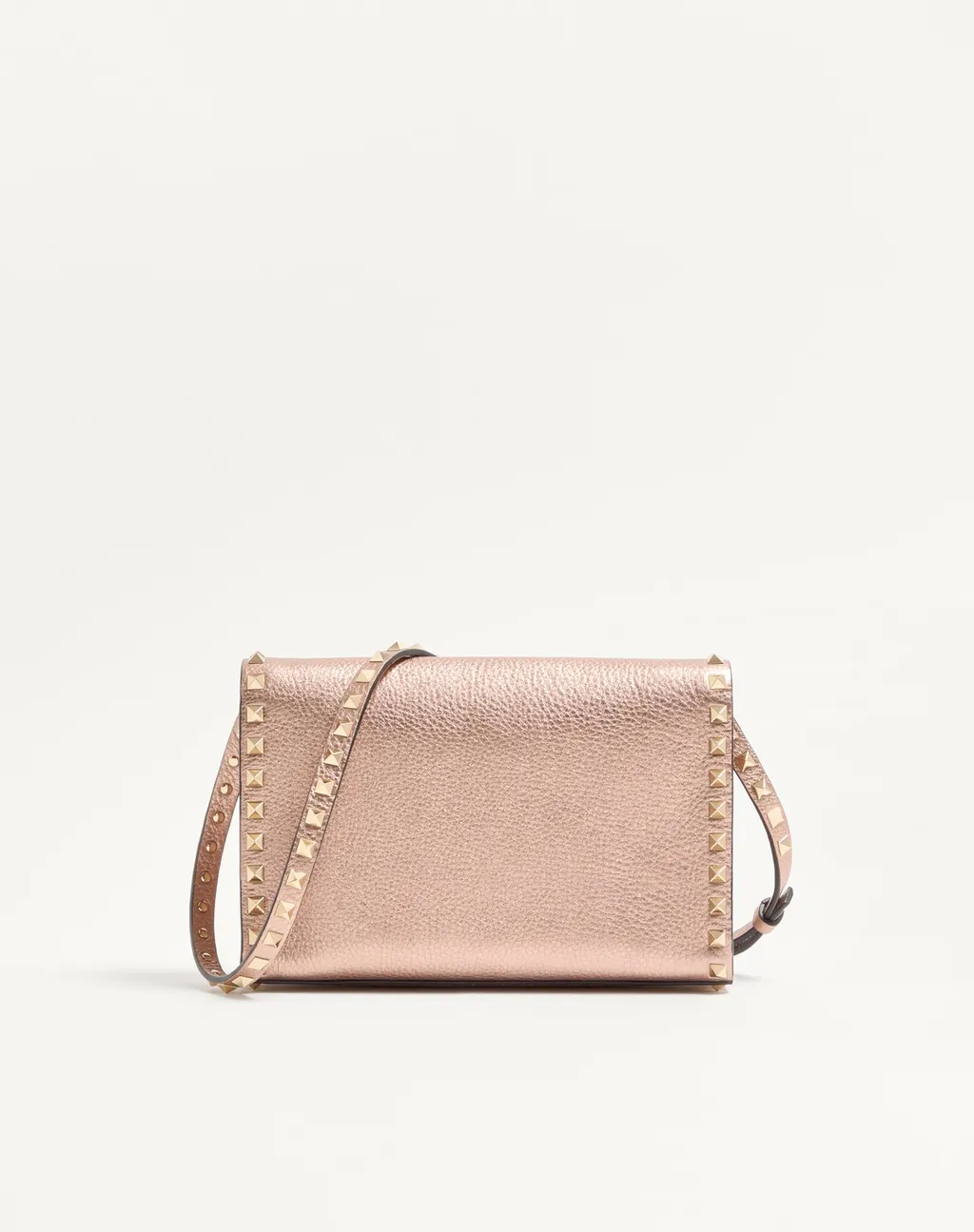 Valentino Garavani Rockstud Foldover Top Small Crossbody Bag